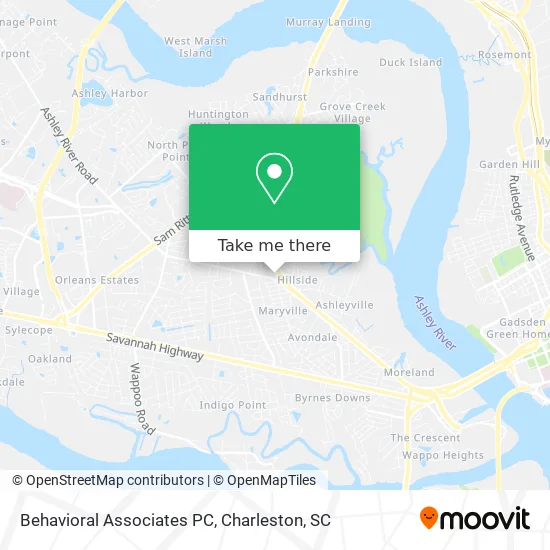 Behavioral Associates PC map