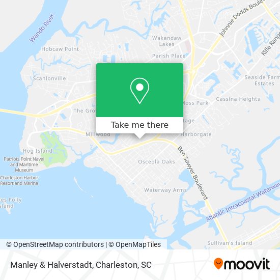 Mapa de Manley & Halverstadt