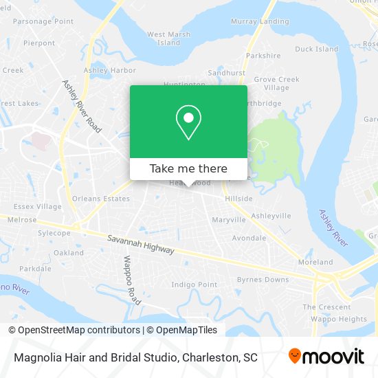 Magnolia Hair and Bridal Studio map