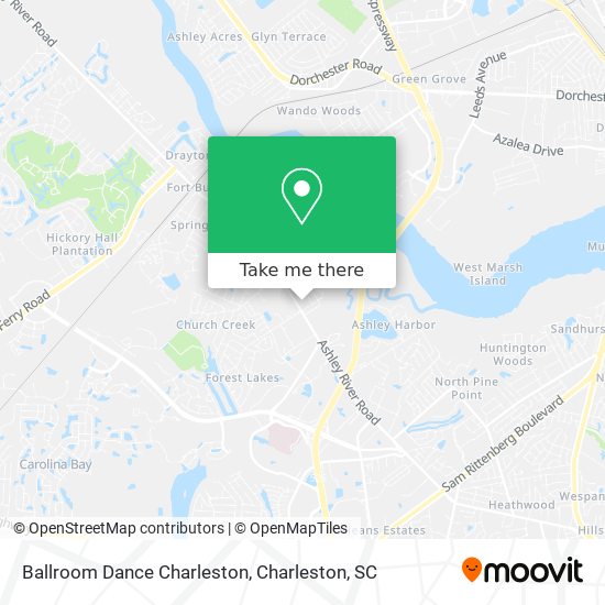 Ballroom Dance Charleston map