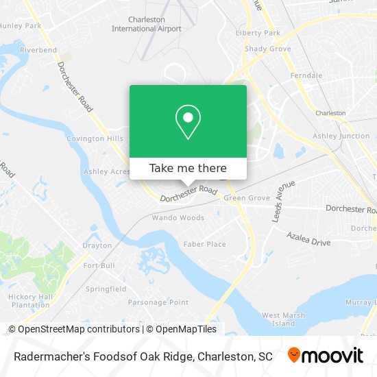 Mapa de Radermacher's Foodsof Oak Ridge