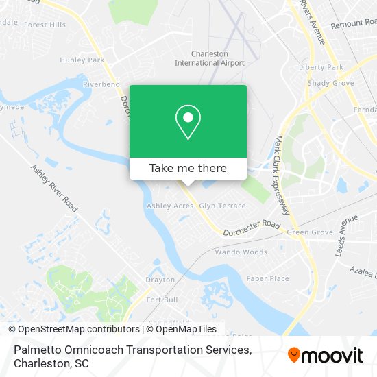 Palmetto Omnicoach Transportation Services map