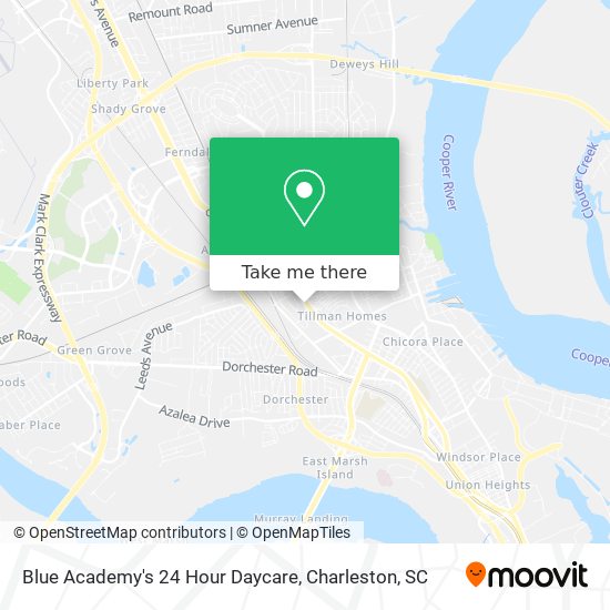 Mapa de Blue Academy's 24 Hour Daycare
