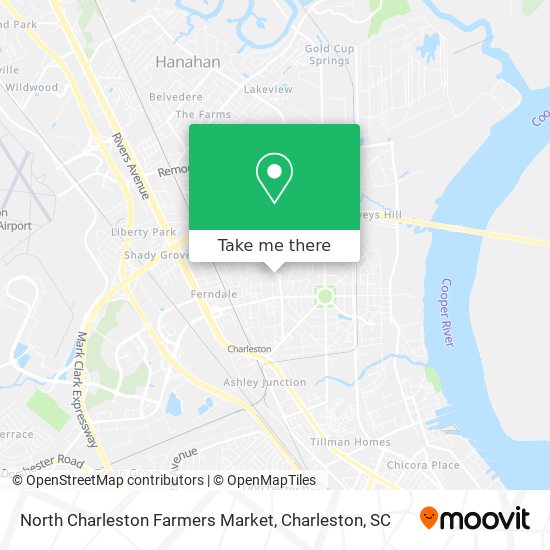 North Charleston Farmers Market map