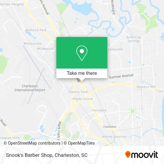 Mapa de Snook's Barber Shop