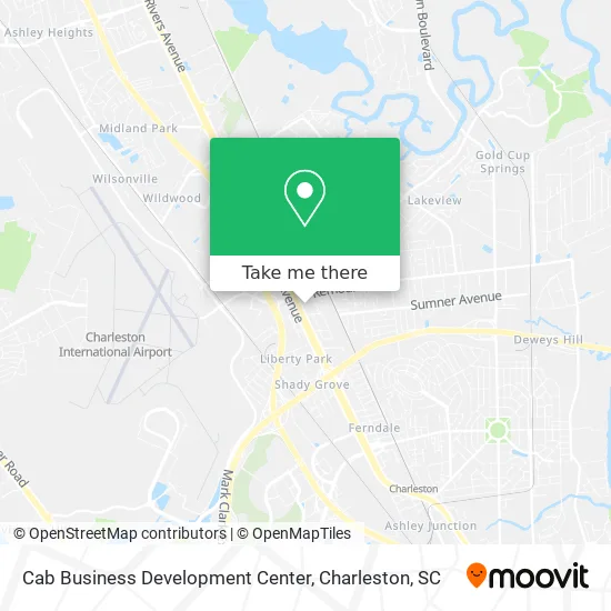 Cab Business Development Center map