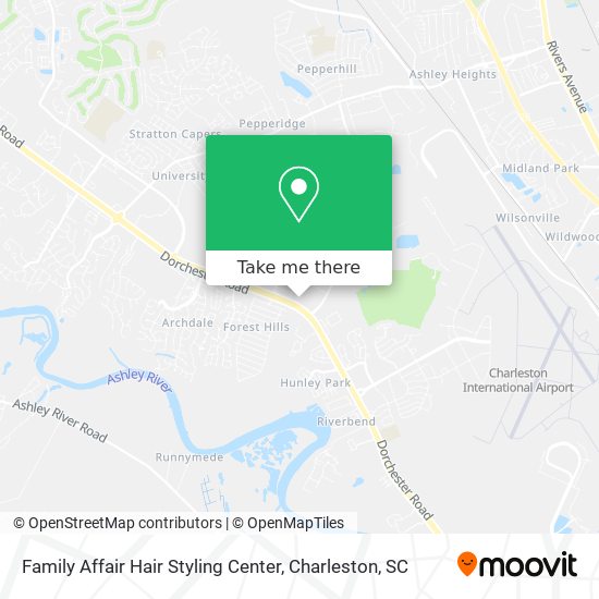 Family Affair Hair Styling Center map