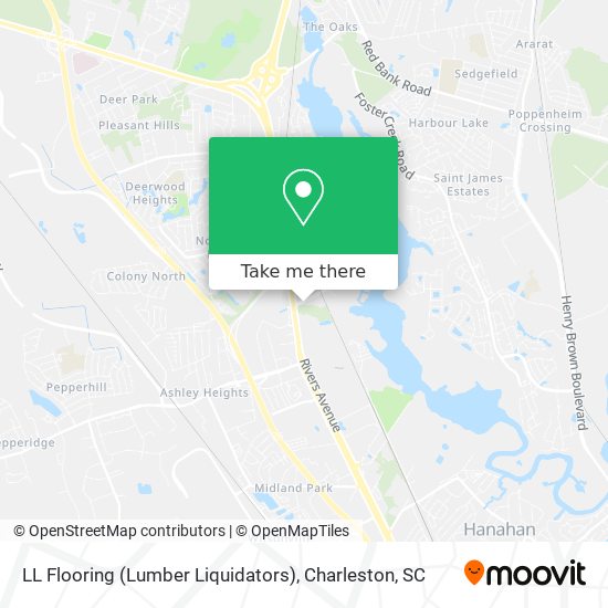 LL Flooring (Lumber Liquidators) map