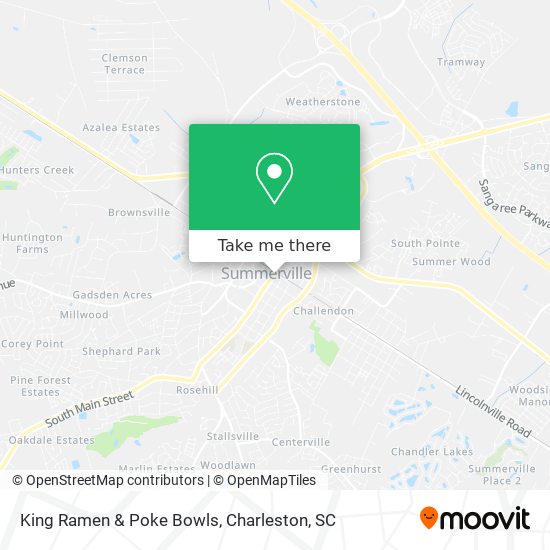 King Ramen & Poke Bowls map