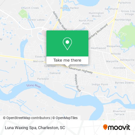 Luna Waxing Spa map