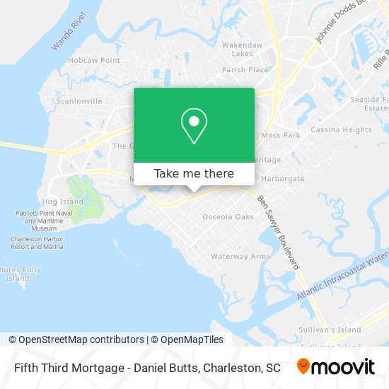 Fifth Third Mortgage - Daniel Butts map