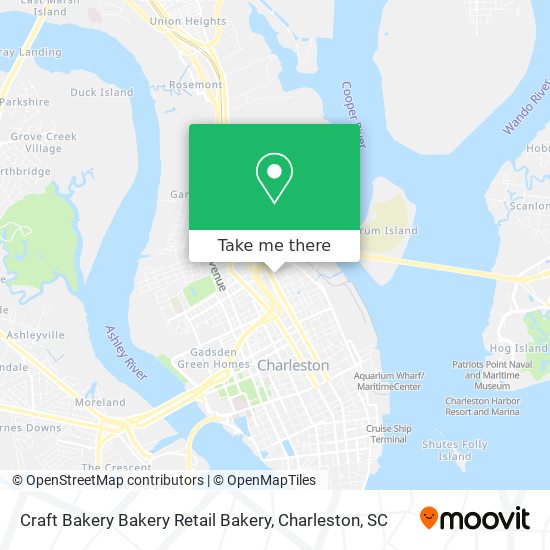 Mapa de Craft Bakery Bakery Retail Bakery