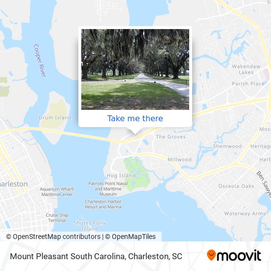 Mount Pleasant South Carolina map