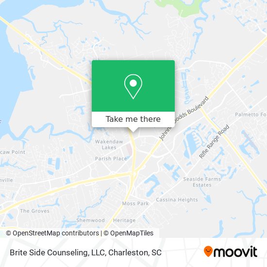 Mapa de Brite Side Counseling, LLC