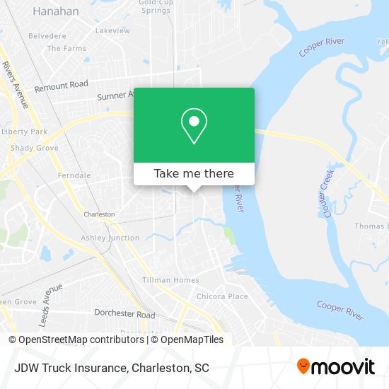 Mapa de JDW Truck Insurance