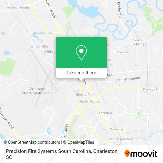 Precision Fire Systems South Carolina map
