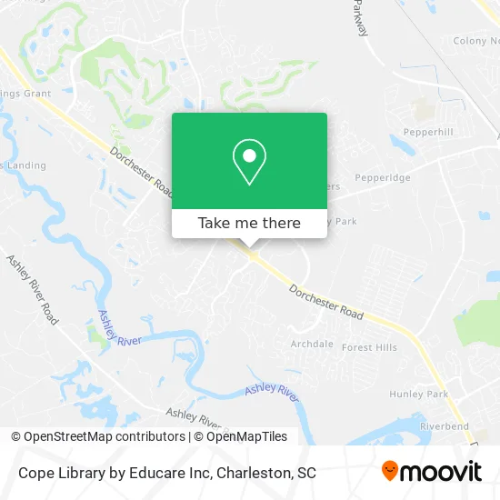 Cope Library by Educare Inc map