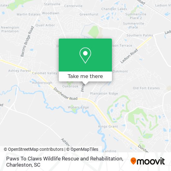 Paws To Claws Wildlife Rescue and Rehabilitation map