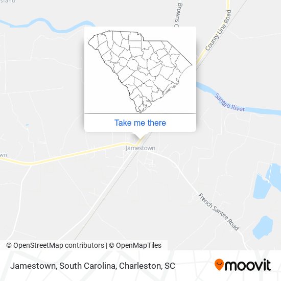 Jamestown, South Carolina map