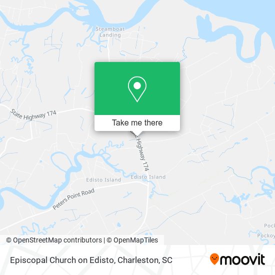 Mapa de Episcopal Church on Edisto