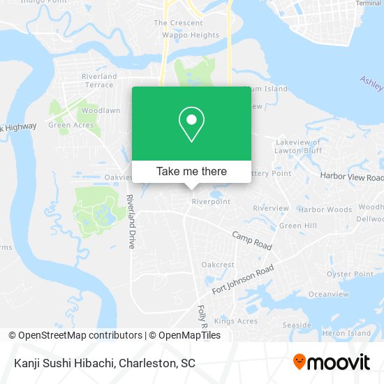 Mapa de Kanji Sushi Hibachi