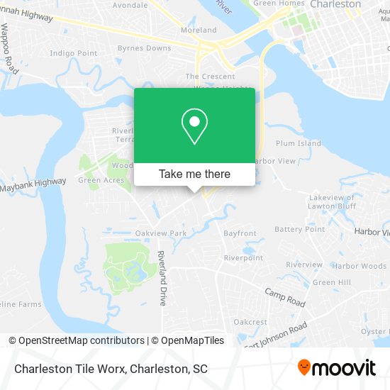 Mapa de Charleston Tile Worx