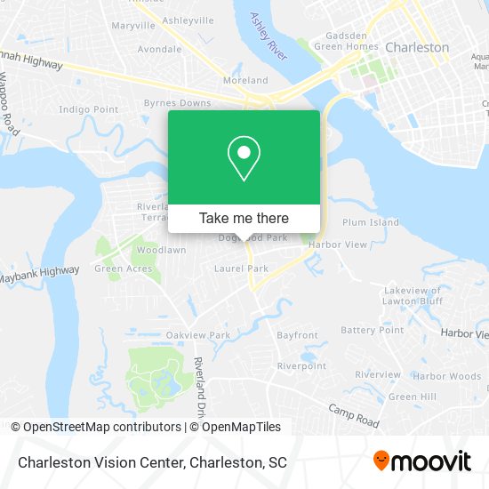 Mapa de Charleston Vision Center