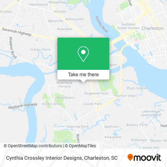 Cynthia Crossley Interior Designs map