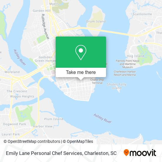 Mapa de Emily Lane Personal Chef Services