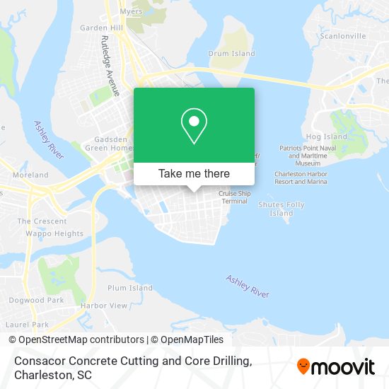 Mapa de Consacor Concrete Cutting and Core Drilling