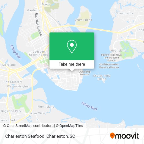 Mapa de Charleston Seafood