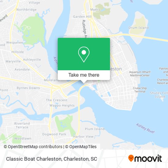 Mapa de Classic Boat Charleston