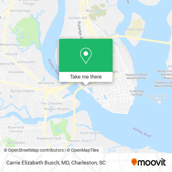 Mapa de Carrie Elizabeth Busch, MD