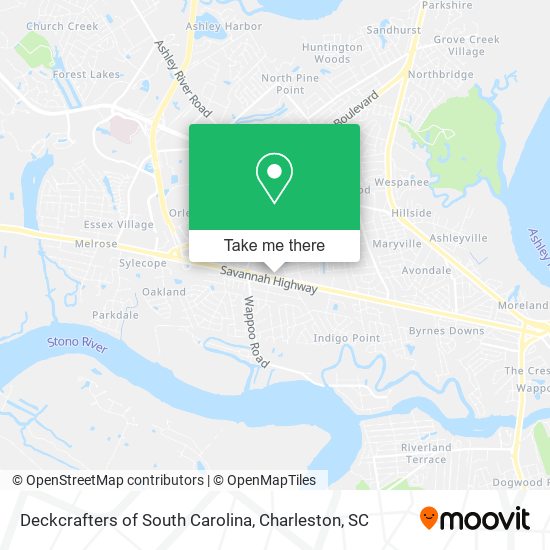 Mapa de Deckcrafters of South Carolina