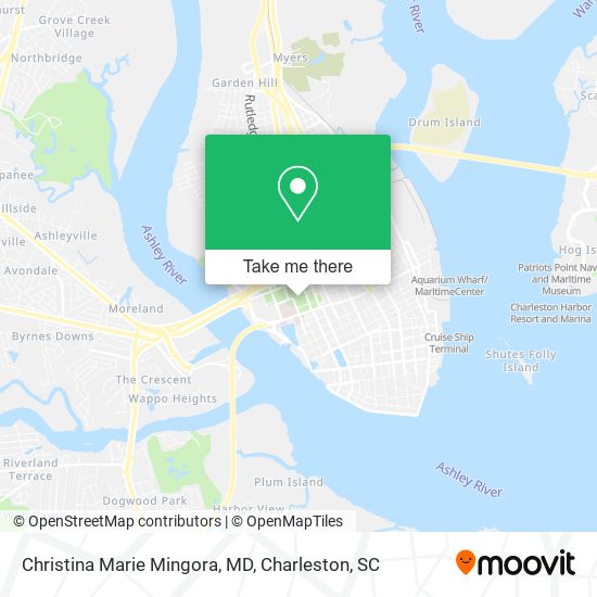 Mapa de Christina Marie Mingora, MD