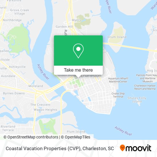 Mapa de Coastal Vacation Properties (CVP)