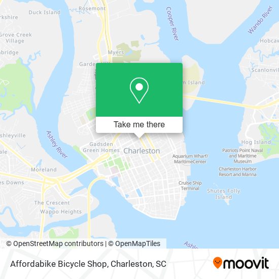 Affordabike Bicycle Shop map