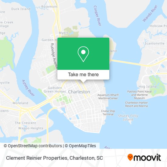 Mapa de Clement Reinier Properties