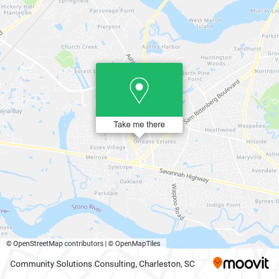 Mapa de Community Solutions Consulting