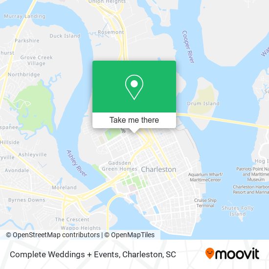 Mapa de Complete Weddings + Events