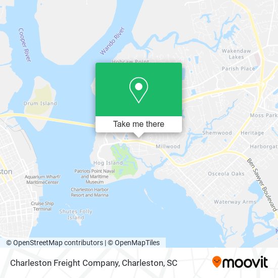Mapa de Charleston Freight Company