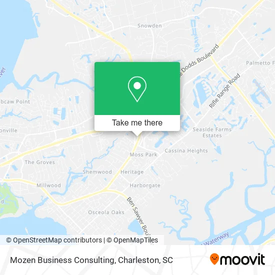 Mozen Business Consulting map