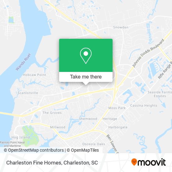 Mapa de Charleston Fine Homes