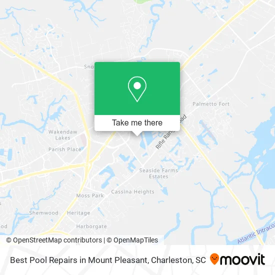 Best Pool Repairs in Mount Pleasant map