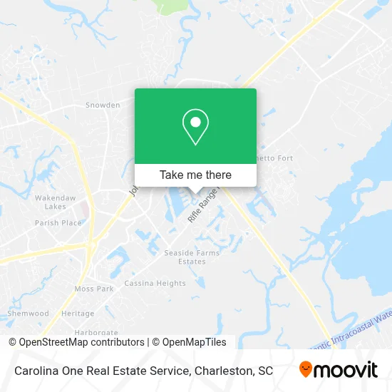 Carolina One Real Estate Service map