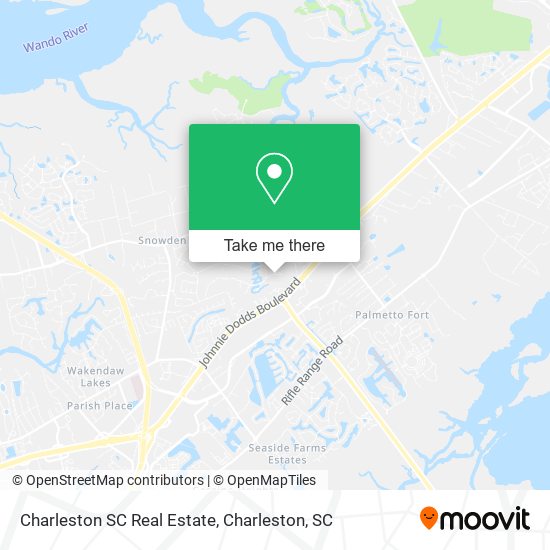 Mapa de Charleston SC Real Estate