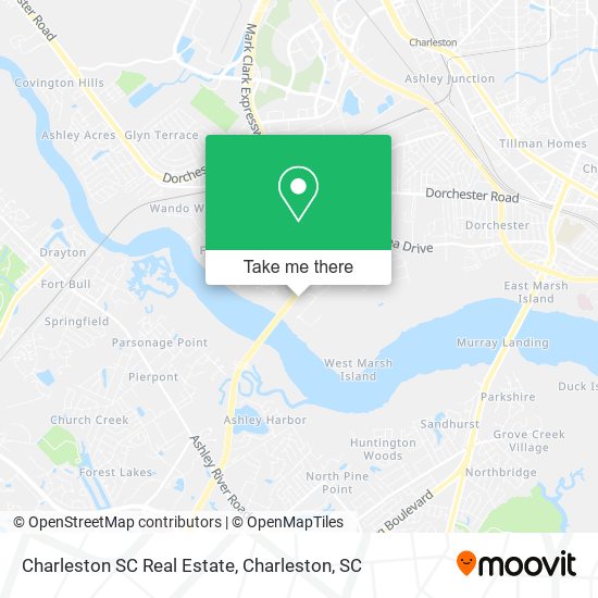 Mapa de Charleston SC Real Estate