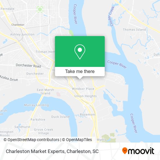 Mapa de Charleston Market Experts