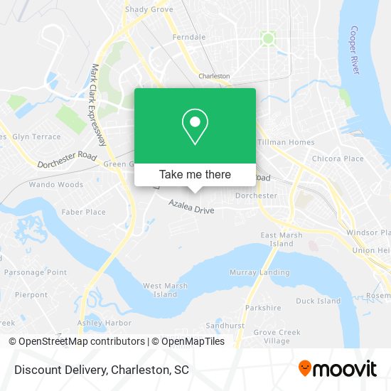 Mapa de Discount Delivery