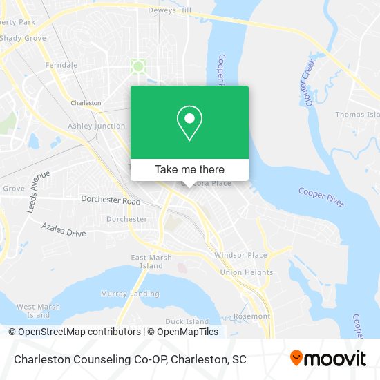 Mapa de Charleston Counseling Co-OP